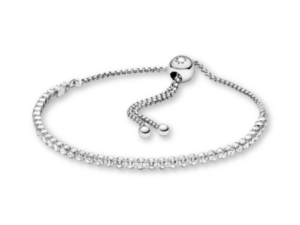 Pandora Sparkling Slider Tennis Bracelet (Adjustable)
